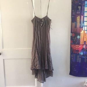 20s style flapper dress with  beaded neckline
